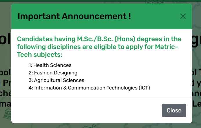 STI subject list 