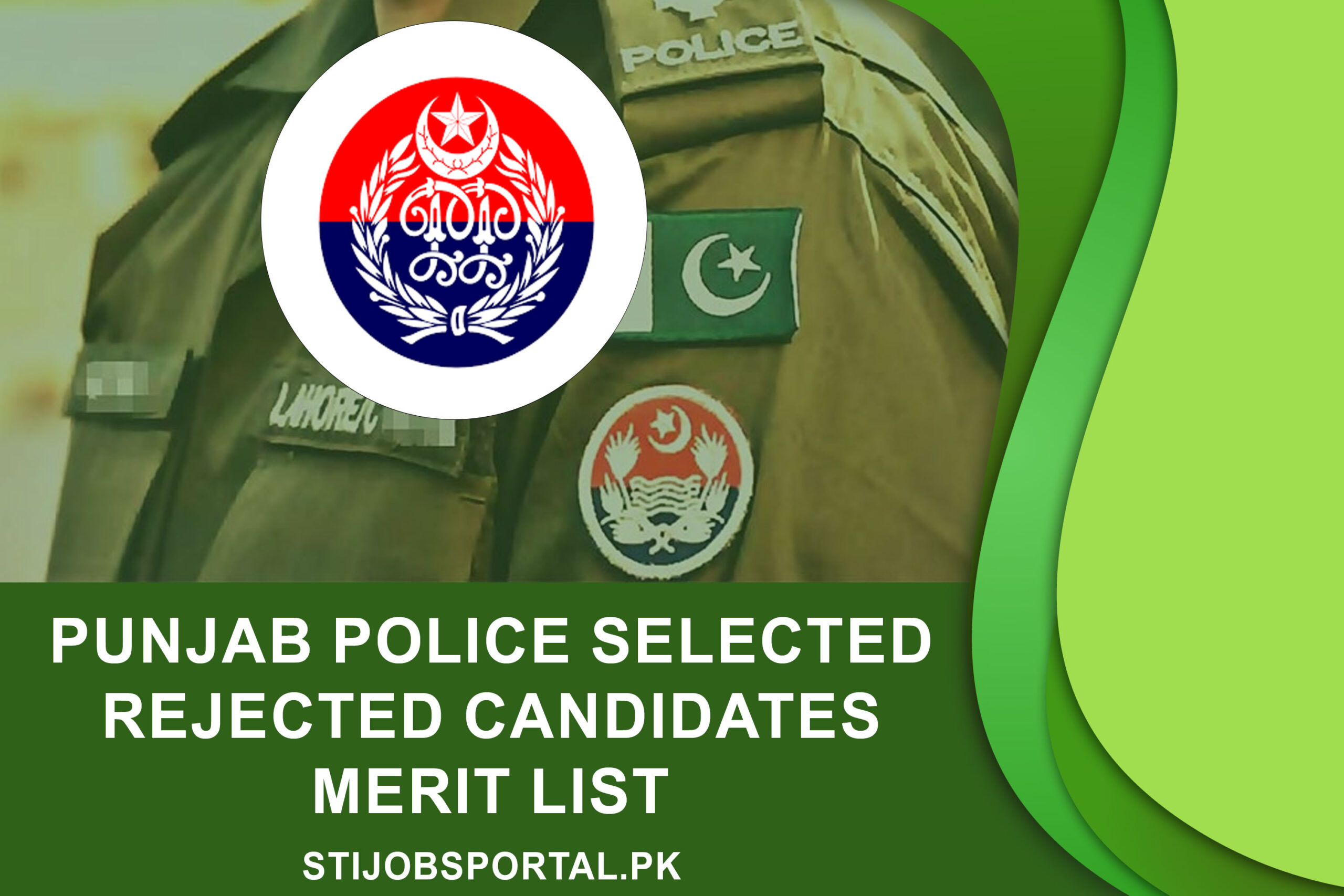 Punjab Police Selected & Rejected Candidates Merit List